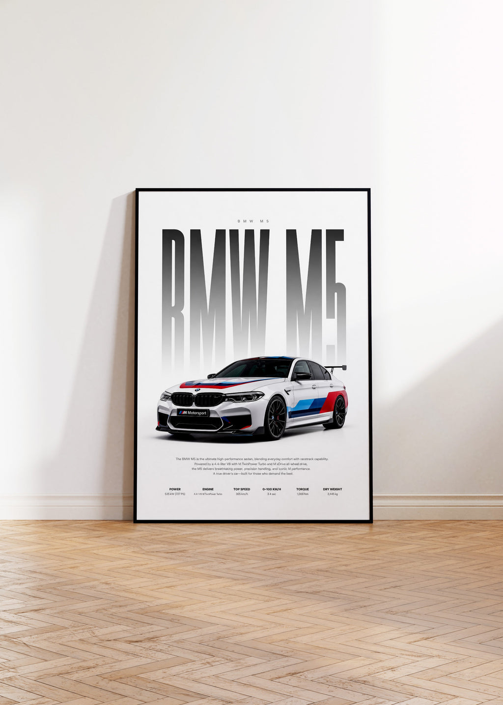Motorsport Limousine Poster · Geschenkidee · Performance Auto Wandbild · Deko Print ohne Rahmen