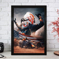 Poster Formel 1 Max Verstappen Rennfahrer Helm Rennwagen Red Bull · Deko Print ohne Rahmen