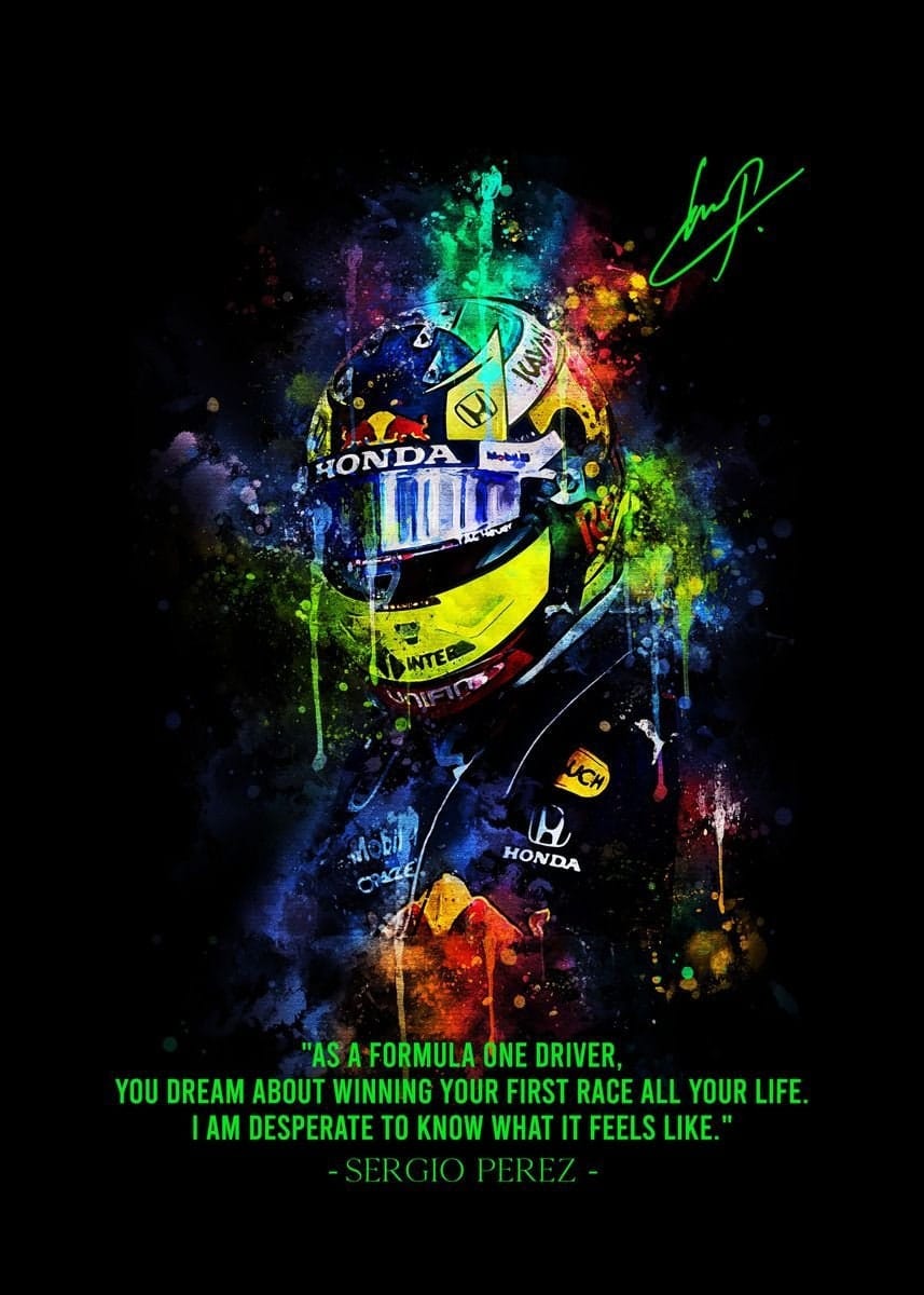 Poster Formel 1 Rennfahrer Legenden Sprüche · Deko Print ohne Rahmen
