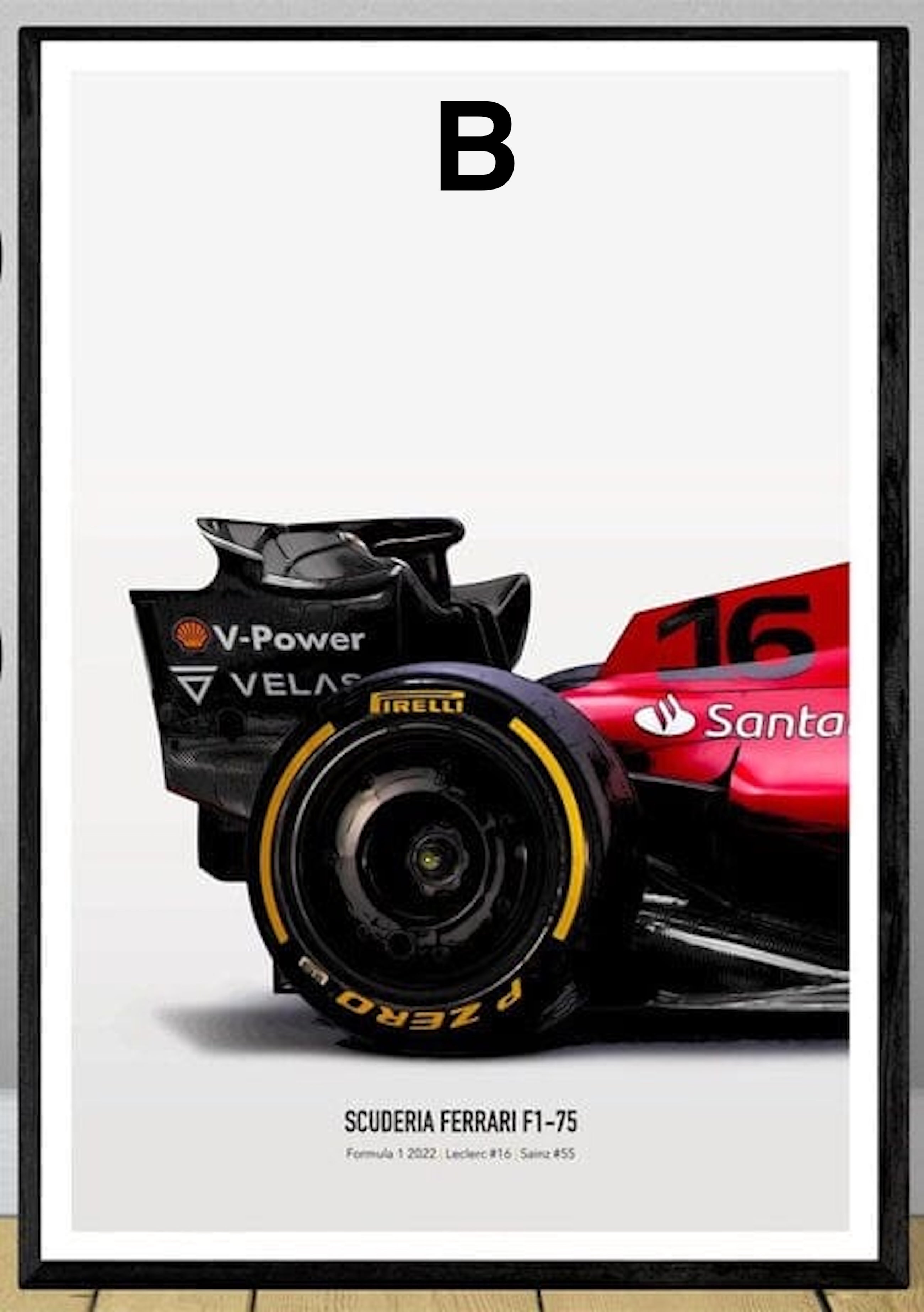 Poster Formel 1 Rennwagen Grand Prix Rennfahrer Namen Wagen Nummer ·  Deko Print ohne Rahmen