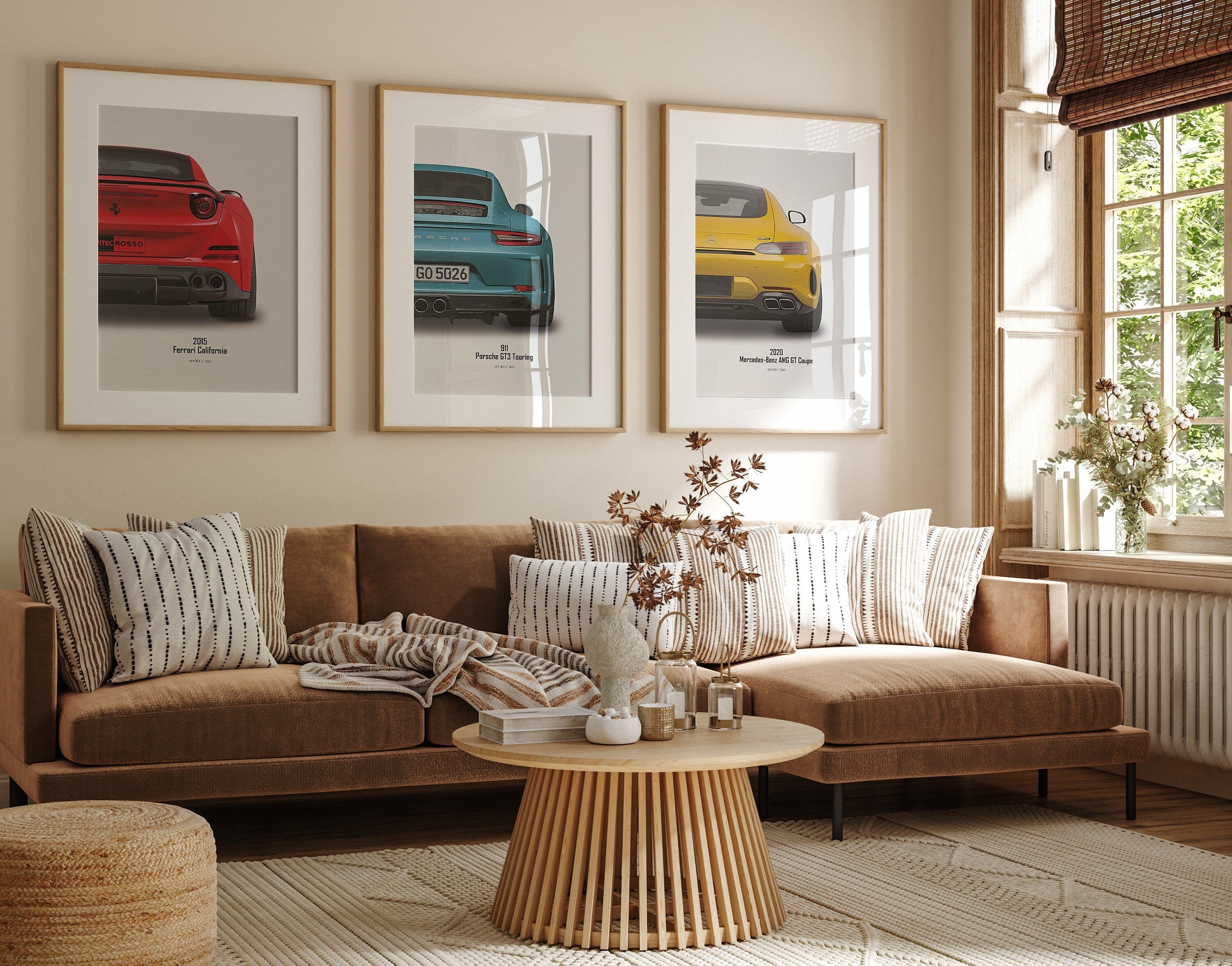Poster Sportwagen BMW PORSCHE FERRARI Nissan Super Sport Auto · Geschenk für ihn · Wohnzimmmer & Büro · Wand Deko · Print ohne Rahmen