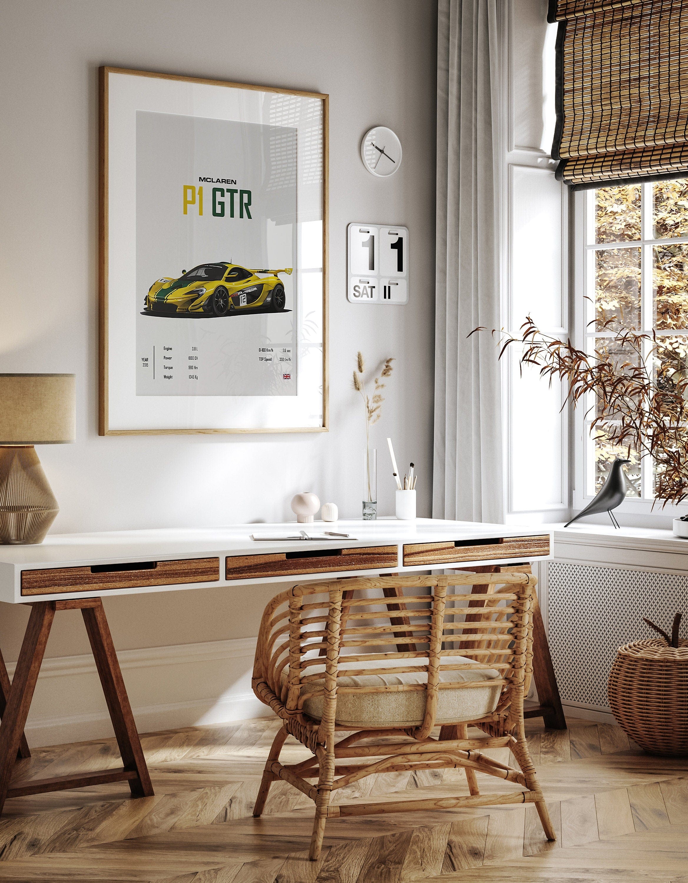 Poster Sportwagen FERRARI LAMBORGHINI MCLAREN Klassiker Legenden · Geschenk für ihn · Wohnzimmmer & Büro · Wand Deko · Print ohne Rahmen