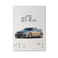 Poster Sportwagen NISSAN GT-R SX Klassiker Legenden · Geschenk für ihn · Wohnzimmmer & Büro · Wand Deko · Print ohne Rahmen